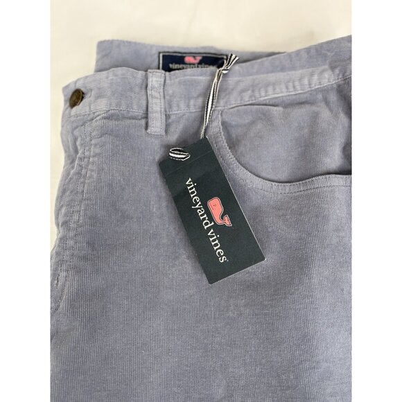 NWT Vineyard Vines Classic Fit 5 Pocket Corduroy Pants Men’s 40x32 Blue Stretch - Picture 7 of 13